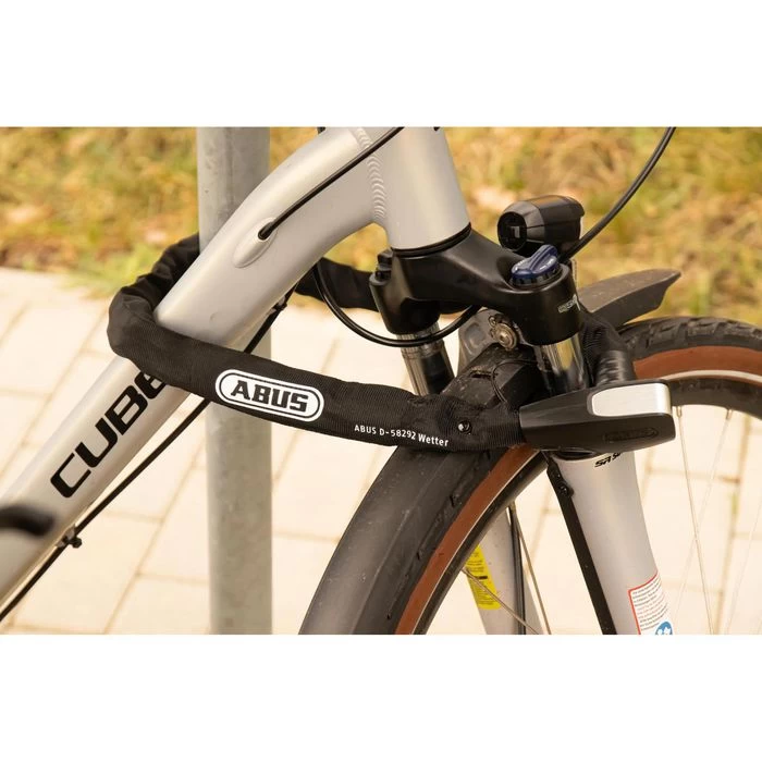 Abus Fahrradschloss Catena 6806K/85 Black, Kettenschloss, Länge 85cm, Sicherheitslevel 6 2 Abus Fahrradschloss Catena 6806K/85 Black, Kettenschloss, Länge 85cm, Sicherheitslevel 6 – Bild 2