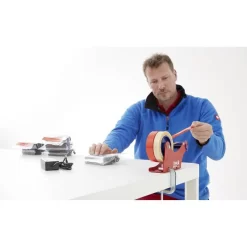 Tesa Klebefilmabroller 6012, Rot / Blau, Tischabroller Für 2 Kleberollen 25mm X 66m -Produkte Für Zuhause 509cf8c1d19ef03e608eda04836b72236750829b klebefilmabroller tesa 6012 rot blau