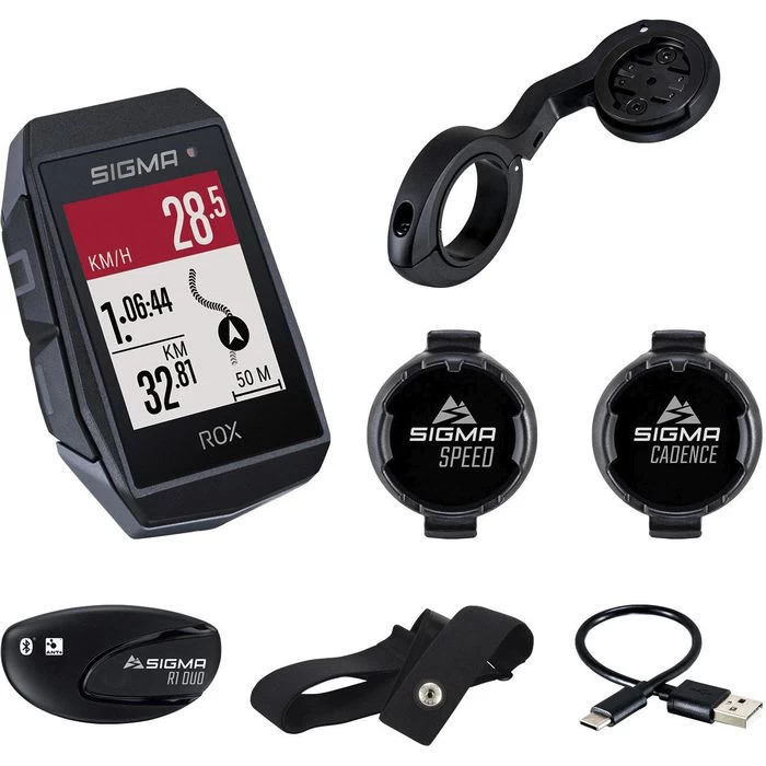 Sigma Fahrradcomputer ROX 11.1 Evo GPS, Sensor Set, Kabellos, Schwarz, Mit GPS, Wasserdicht 1 Sigma Fahrradcomputer ROX 11.1 Evo GPS, Sensor Set, Kabellos, Schwarz, Mit GPS, Wasserdicht