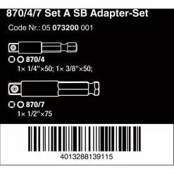 Wera Stecknuss-Adapter 05073200001, Set, Sechskant Zu Vierkant, 3-teilig 5 Wera Stecknuss-Adapter 05073200001, Set, Sechskant Zu Vierkant, 3-teilig -Produkte Für Zuhause 5195d1f8d9d7915c3725083c664eecabb10b3623 stecknuss adapter wera 05073200001 set