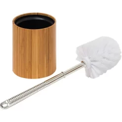 Relaxdays WC-Bürste Braun, Bürstenhalter Aus Bambus -Produkte Für Zuhause 51b77adb71aab366a611c622058648d00d1d64ab wc buerste relaxdays braun