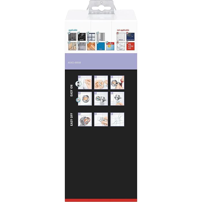 Tesa WC-Bürste Moon, Weiß / Edelstahloptik, Bürstenhalter Aus Glas, Zur Wandmontage 3 Tesa WC-Bürste Moon, Weiß / Edelstahloptik, Bürstenhalter Aus Glas, Zur Wandmontage – Bild 3