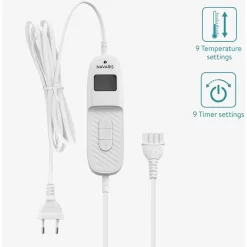 Navaris Heizdecke Snuggy, Mit Ärmeln, Dunkelblau, 9 Temperaturen, Abschaltautomatik, 195 X 125cm -Produkte Für Zuhause 533fa7a5ff3d5014a9d067decdd0164237ff50e7 heizdecke navaris mit aermeln und tasche blaucreme