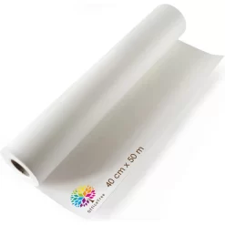 OfficeTree Skizzenrolle 820, 40cm X 50m, 50 G/m², Weiß Transparent