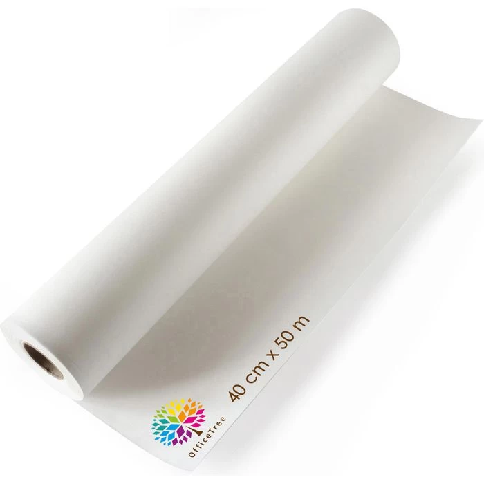 OfficeTree Skizzenrolle 820, 40cm X 50m, 50 G/m², Weiß Transparent 1 OfficeTree Skizzenrolle 820, 40cm X 50m, 50 G/m², Weiß Transparent