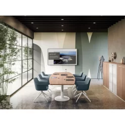 Quadrifoglio Konferenztisch Idea, Tonnenform, 280 X 73 X 110cm, Weiß / Dunkelgrau 7 Quadrifoglio Konferenztisch Idea, Tonnenform, 280 X 73 X 110cm, Weiß / Dunkelgrau -Produkte Für Zuhause 534de48fd56c24fe5ae51d405f4c12ca48df85a6 konferenztisch quadrifoglio idea