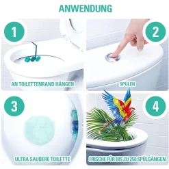 Cillit-Bang WC-Duftspüler 6 In 1 Türkisspüler, Tropical Lagune, Im Korb, 2 Stück -Produkte Für Zuhause 54c9198417d72297d135c60d4b3e642c455c4f47 wc duftspueler cillit bang 6 in 1 tuerkisspueler