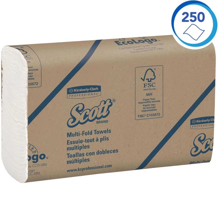 Kimberly-Clark Papierhandtücher Scott, 1804, 1-lagig, Multifold-Falz, 23,5 X 23,0cm, 4000 Stück 4 Kimberly-Clark Papierhandtücher Scott, 1804, 1-lagig, Multifold-Falz, 23,5 X 23,0cm, 4000 Stück – Bild 4