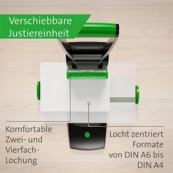 Novus Locher B 2200, Re+new, Schwarz, Registraturlocher, Stanzleistung Ca. 200 Blatt -Produkte Für Zuhause 56dacd96b8ad002943eb0910d1cbd6720dbf1992 locher novus b 2200 re plus new schwarz