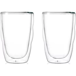 Bodum Kaffeegläser Pilatus 10485-10, Doppelwandig, 350ml, 2 Stück