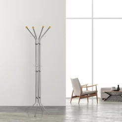 Alco Garderobenständer 2800, Mit 12 Haken, Metall, Silber -Produkte Für Zuhause 57f0467ebae9255f8367d09b0700250e4f8cc60a garderobenstaender alco 2800
