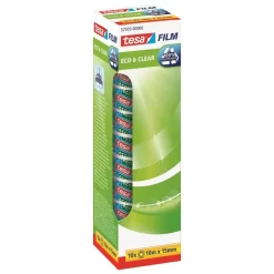 Tesa Klebeband 57070, Eco & Clear, 15mm X 10m, KernØ 26mm, Transparent, 10 Stück