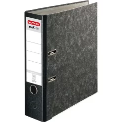 Herlitz MaX.file Nature Pocket 10900256 Ordner, A4, Breit, Karton, Wolkenmarmor