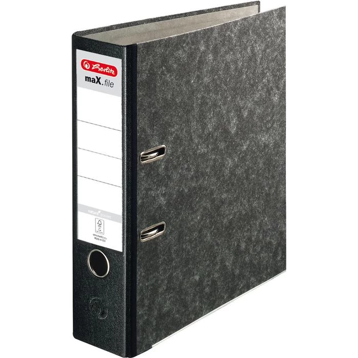 Herlitz MaX.file Nature Pocket 10900256 Ordner, A4, Breit, Karton, Wolkenmarmor 1 Herlitz MaX.file Nature Pocket 10900256 Ordner, A4, Breit, Karton, Wolkenmarmor