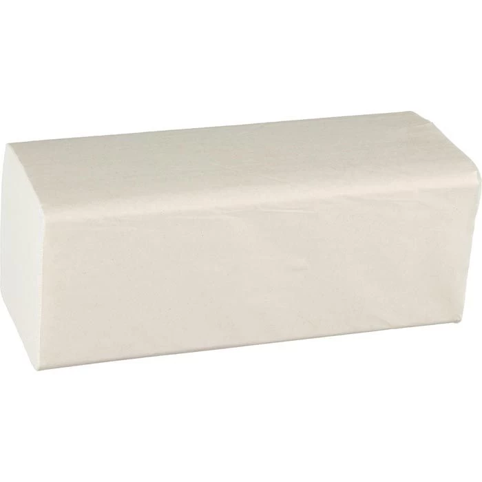 Papierhandtücher 2-lagig 25x33 Natur Lagen-Falz 2 Papierhandtücher 2-lagig 25x33 Natur Lagen-Falz – Bild 2