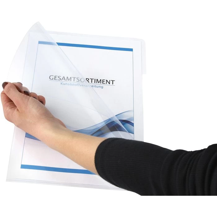 Eichner Sichthüllen 9540-03114-110, A4, Transparent, Glasklar, 0,18 Mm, Aus PP, 100 Stück 2 Eichner Sichthüllen 9540-03114-110, A4, Transparent, Glasklar, 0,18 Mm, Aus PP, 100 Stück – Bild 2