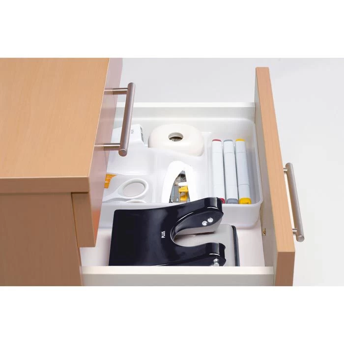 Plus-Japan Locher PU-850A, 30327, Schwarz, Registraturlocher, Stanzleistung Ca. 40 Blatt 2 Plus-Japan Locher PU-850A, 30327, Schwarz, Registraturlocher, Stanzleistung Ca. 40 Blatt – Bild 2