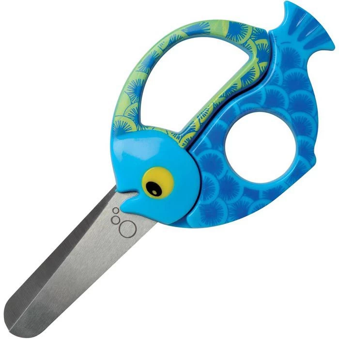 Fiskars Kinderschere Tierschere Fisch 1003746 13cm, Bastelschere, Aus Metall, Blau 1 Fiskars Kinderschere Tierschere Fisch 1003746 13cm, Bastelschere, Aus Metall, Blau
