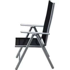 CASARIA Gartenstuhl Bern 105653, Kunststoff, Hochlehner,verstellbar,schwarz,klappbar,2 Stück -Produkte Für Zuhause 5fa00567abf95f977b21ed5c0a8be507b8c18925 gartenstuhl casaria bern 105653 kunststoff