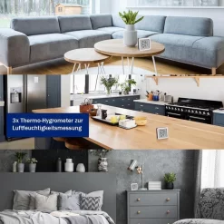 TFA Thermometer 95.2019.54 Innen, Digital, Mit Hygrometer, 3 Stück 5 TFA Thermometer 95.2019.54 Innen, Digital, Mit Hygrometer, 3 Stück -Produkte Für Zuhause 60101279aef76cba3141121ff14a35bdffcf48f8 thermo hygrometer tfa 95.2019.54 innen