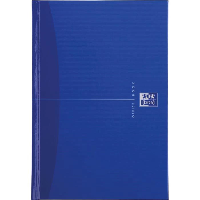 Oxford Notizbuch Office Book, Kariert, A5, 96 Blatt, Blau, Fester Kartoneinband 3 Oxford Notizbuch Office Book, Kariert, A5, 96 Blatt, Blau, Fester Kartoneinband – Bild 3