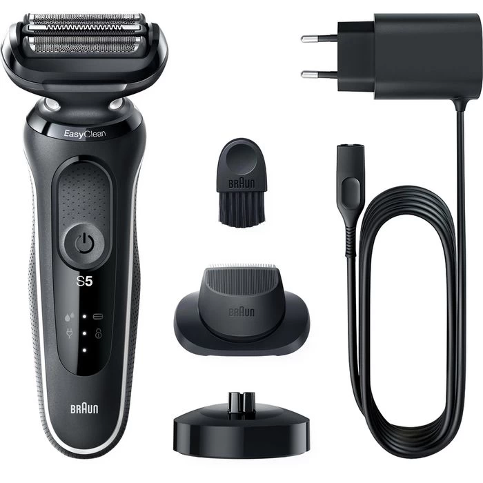 Braun Elektrorasierer Series 5 51-W4200cs, Weiß, Wet & Dry, Mit EasyClick-Trimmer Und Ladestation 6 Braun Elektrorasierer Series 5 51-W4200cs, Weiß, Wet & Dry, Mit EasyClick-Trimmer Und Ladestation – Bild 6