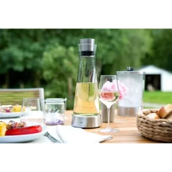 Emsa Karaffe Flow Slim Carafe 515675, Mit Deckel, 1 Liter -Produkte Für Zuhause 6cc7a9f63c2f2d0f630618287b30018ceb63a6aa karaffe emsa flow slim carafe 515675