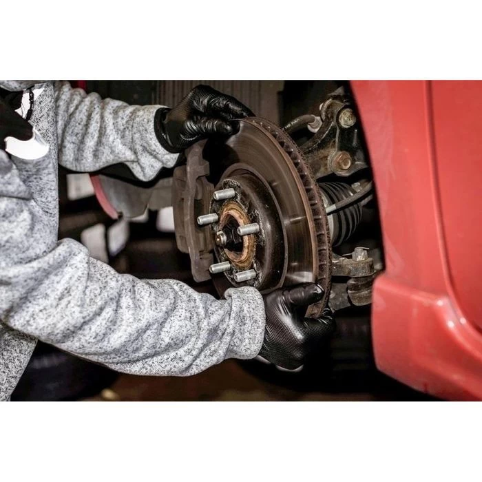 NITRAS Einmalhandschuhe Tough Grip N, Nitril, 8330, Puderfrei, Schwarz, 50 Stück, Gr. XL 2 NITRAS Einmalhandschuhe Tough Grip N, Nitril, 8330, Puderfrei, Schwarz, 50 Stück, Gr. XL – Bild 2