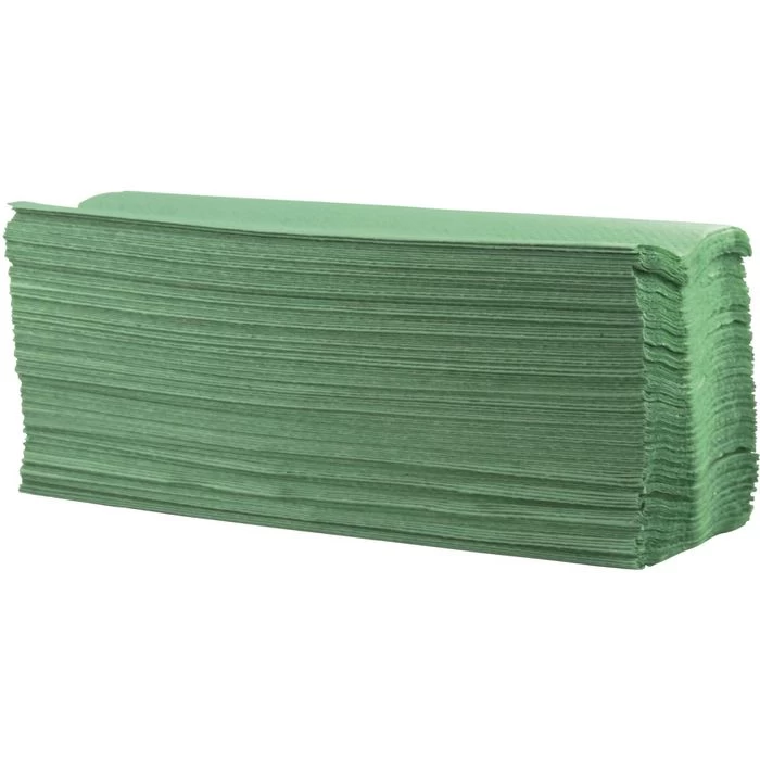 CWS Papierhandtücher Basic 276200, Grün, 1-lagig, Lagen-Falz, 25 X 31 Cm, 3550 Stück 2 CWS Papierhandtücher Basic 276200, Grün, 1-lagig, Lagen-Falz, 25 X 31 Cm, 3550 Stück – Bild 2
