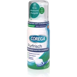 Corega Gebissreiniger Purfrisch, Reinigungsschaum Für Zahnersatz, 125ml