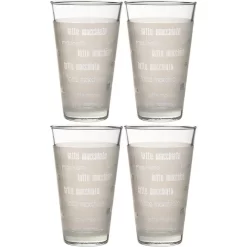 Ritzenhoff&Breker Kaffeegläser Chicco, Latte Macchiato Gläser, 330ml, 4 Stück