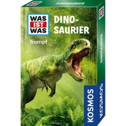 Kosmos Spielkarten 74136 Trumpf, 33 Karten, WAS IST WAS Dinosaurier