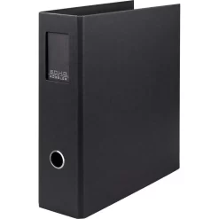 Rössler-Papier Ordner 1317452709 S.O.H.O., Karton, A4, 8,5cm, Schwarz, Mit Rückenschild