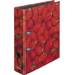 Herlitz MaX.file Fruits 10485126 Motivordner Erdbeeren, A4, Breit, 8cm