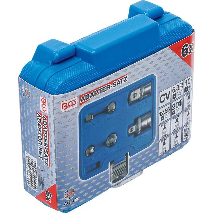 BGS-technic Stecknuss-Adapter 199, Set, Vergrößerungs- Und Reduzieradapter, 6-teilig 5 BGS-technic Stecknuss-Adapter 199, Set, Vergrößerungs- Und Reduzieradapter, 6-teilig – Bild 5