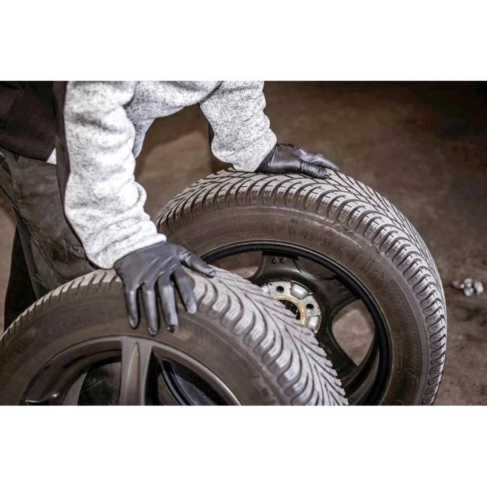 NITRAS Einmalhandschuhe Tough Grip N, Nitril, 8330, Puderfrei, Schwarz, 50 Stück, Gr. XL 3 NITRAS Einmalhandschuhe Tough Grip N, Nitril, 8330, Puderfrei, Schwarz, 50 Stück, Gr. XL – Bild 3