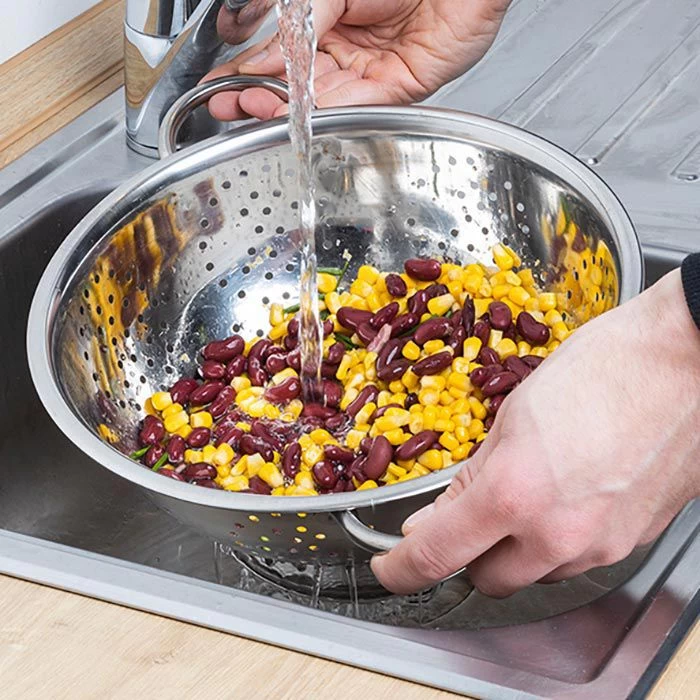 Böttcher-AG Seiher Silber, Edelstahl, Ø 28cm, Spülmaschinengeeignet 3 Böttcher-AG Seiher Silber, Edelstahl, Ø 28cm, Spülmaschinengeeignet – Bild 3