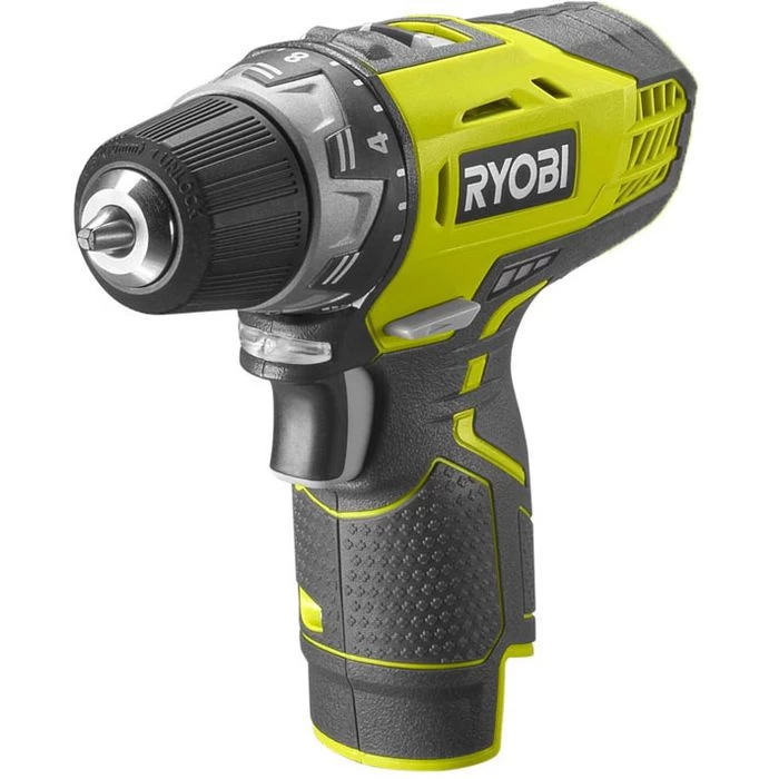 Ryobi Akku-Bohrschrauber R12DD-220S, 12V / 2,0Ah, Mit 2 Akkus, Ladegerät Und Tasche 2 Ryobi Akku-Bohrschrauber R12DD-220S, 12V / 2,0Ah, Mit 2 Akkus, Ladegerät Und Tasche – Bild 2