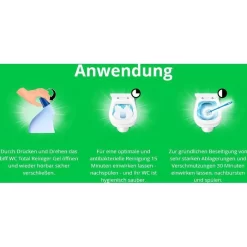 Biff WC-Reiniger WC-Total Spritzige Zitrone, Gel, Mit Selbstaktiver Formel, 750ml 12 Biff WC-Reiniger WC-Total Spritzige Zitrone, Gel, Mit Selbstaktiver Formel, 750ml -Produkte Für Zuhause 7cddf7b8d6ebc725db7fa7235dca15d05350ad27 wc reiniger biff wc total spritzige zitrone