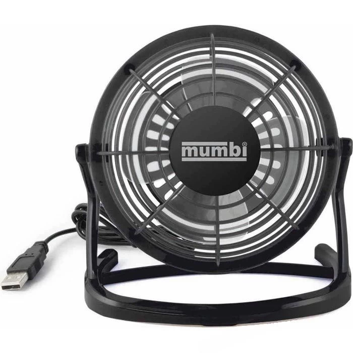 Mumbi Ventilator 424893, Ø 10cm, Klein, Leise, USB-Ventilator 3 Mumbi Ventilator 424893, Ø 10cm, Klein, Leise, USB-Ventilator – Bild 3