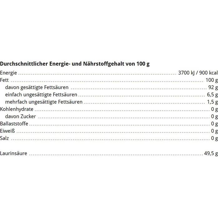 Ölmühle-Solling Kokosöl BIO, Fair, Nativ, Kaltgepresst, Im Bügelglas, 1000ml (1L) 5 Ölmühle-Solling Kokosöl BIO, Fair, Nativ, Kaltgepresst, Im Bügelglas, 1000ml (1L) – Bild 5