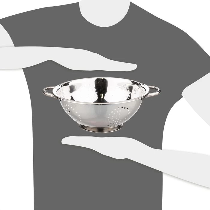 Böttcher-AG Seiher Silber, Edelstahl, Ø 28cm, Spülmaschinengeeignet 4 Böttcher-AG Seiher Silber, Edelstahl, Ø 28cm, Spülmaschinengeeignet – Bild 4