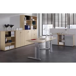 Hammerbacher Schreibtisch U-Serie, Verstellbar, 160 X 68-86 X 80cm, Ahorn / Silber 9 Hammerbacher Schreibtisch U-Serie, Verstellbar, 160 X 68-86 X 80cm, Ahorn / Silber -Produkte Für Zuhause 8014a129eac2024bc46ac8a7eeeeb7d602ac1e62 schreibtisch hammerbacher u serie