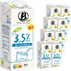 Berief Sojadrink Soja-Hafer Vollfett 3,5%, BIO, Je 1 Liter, 8 Stück