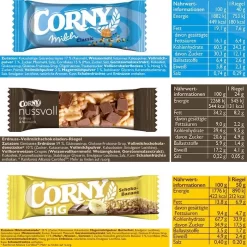 Corny Müsliriegel Bestseller-Box, Sortimentskarton, 75 Riegel -Produkte Für Zuhause 80dbd439209e9305b1301a3430a30c09f2df074f muesliriegel corny bestseller box