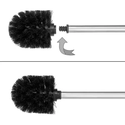 Bremermann WC-Bürste WC-Garnitur, Silber, Bürstenhalter Aus Edelstahl, Inkl. 3 Ersatzköpfe -Produkte Für Zuhause 816829f12cfc348a19c23e681bce004e1dc09c3c wc buerste bremermann wc garnitur silber