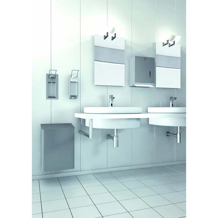 CWS Desinfektionsmittelspender MediLine 718V, Universalspender 500, Aluminium, 500ml 2 CWS Desinfektionsmittelspender MediLine 718V, Universalspender 500, Aluminium, 500ml – Bild 2