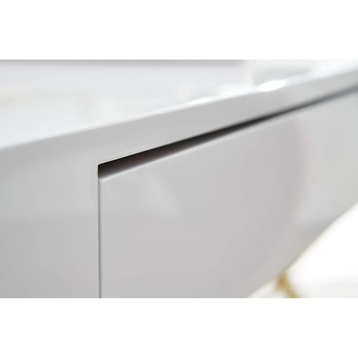 Wohnling Schreibtisch WL6.314, Weiß, Maße: 118 X 57cm 4 Wohnling Schreibtisch WL6.314, Weiß, Maße: 118 X 57cm – Bild 4