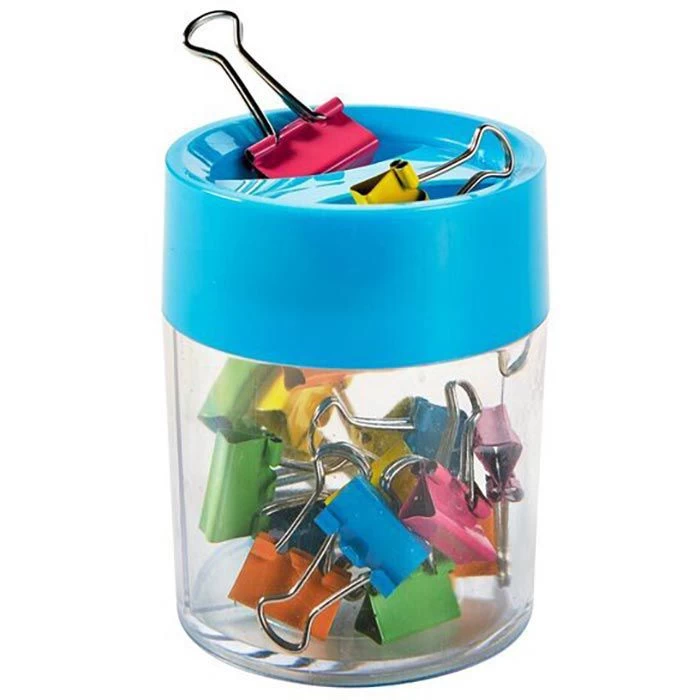 Alco Foldbackklammern Spender 2222-26, 15 / 19 Mm, Farbig Sortiert, 18 Stück 2 Alco Foldbackklammern Spender 2222-26, 15 / 19 Mm, Farbig Sortiert, 18 Stück – Bild 2