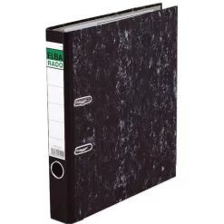 Elba 10404 SW Rado Ordner, A4, Schmal, Karton, Schwarz